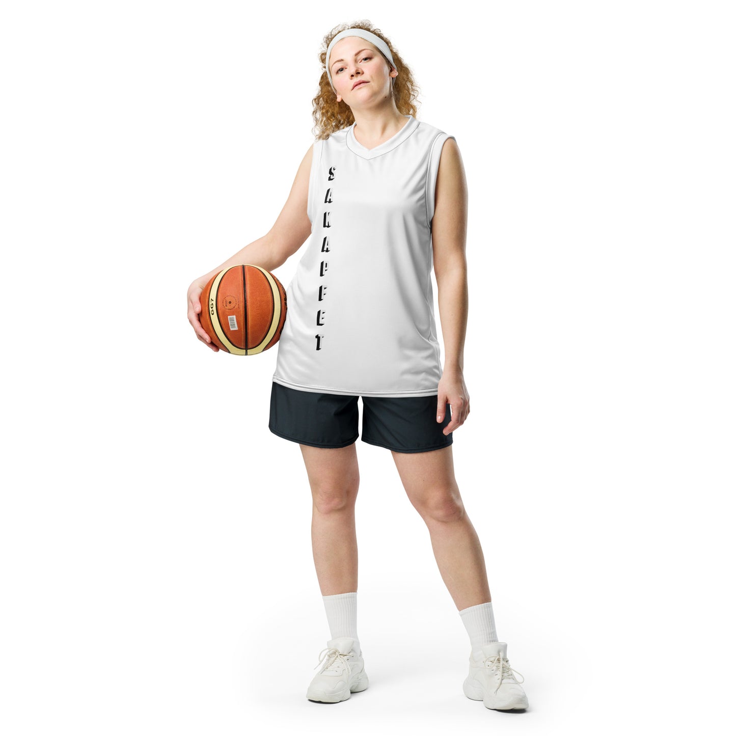 SAKAPFET Recycled unisex basketball jersey