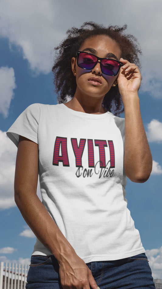 AYITI S'ON VIBE Unisex organic cotton t-shirt